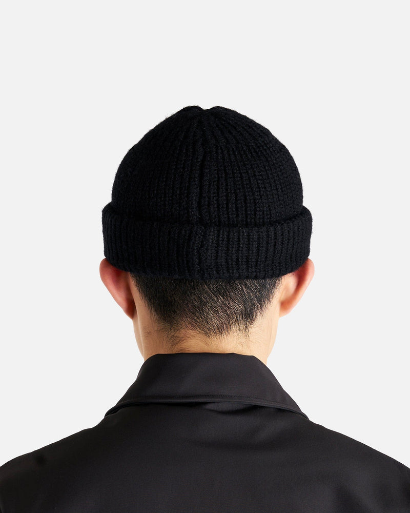 OAMC Men's Hats O/S Peak Beanie in Black