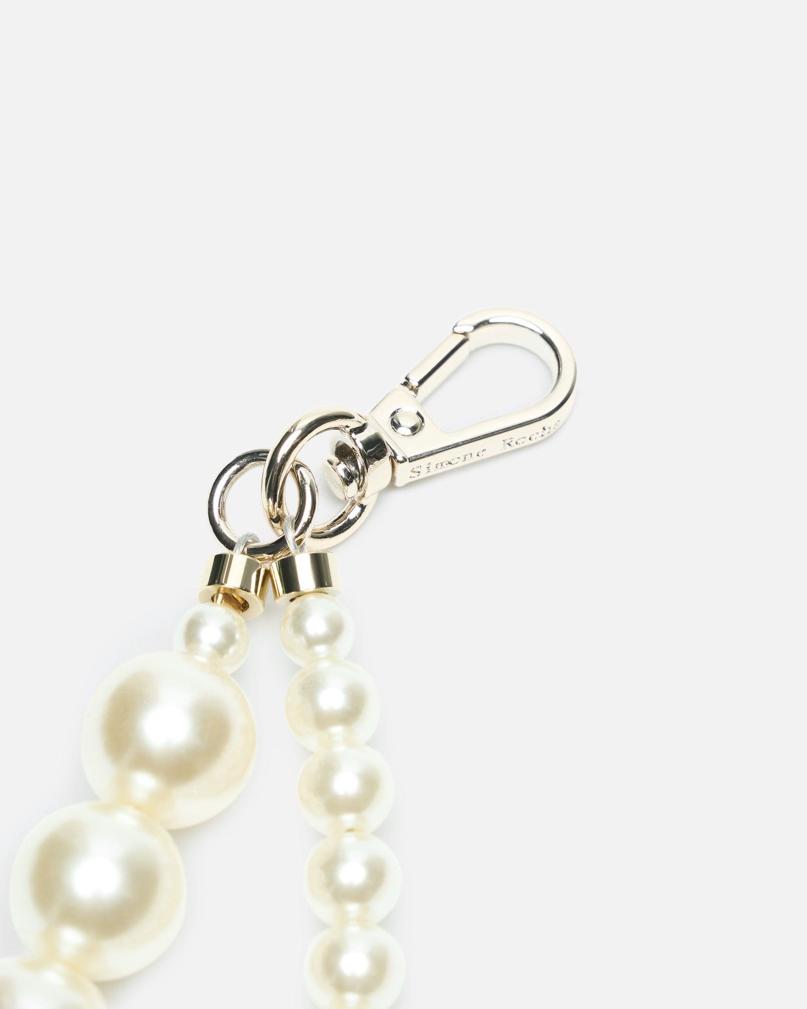 Simone Rocha Jewelry OS Pearl Strap in Pearl