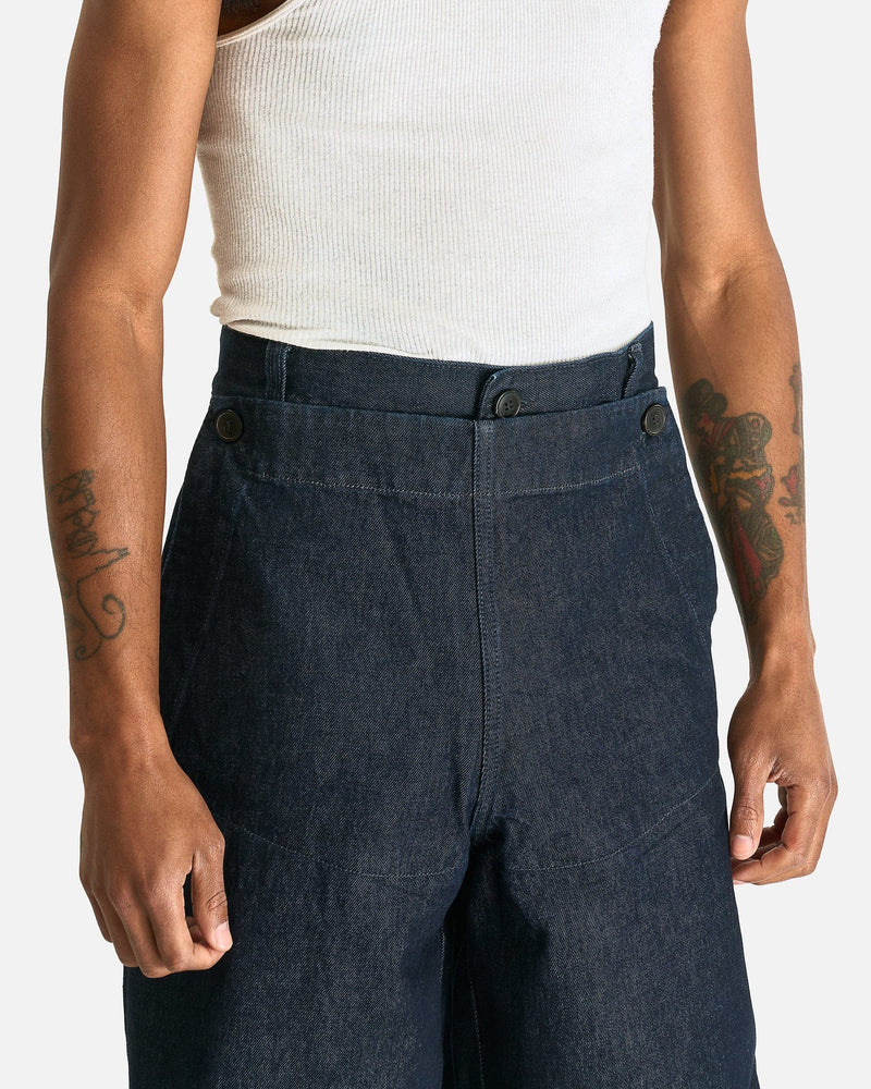 Dries Van Noten Men's Pants Pennines Den Pants in Indigo