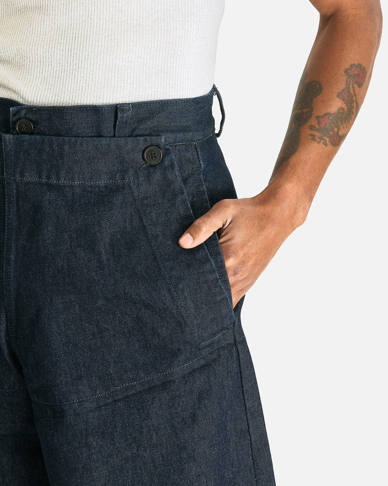 Dries Van Noten Men's Pants Pennines Den Pants in Indigo