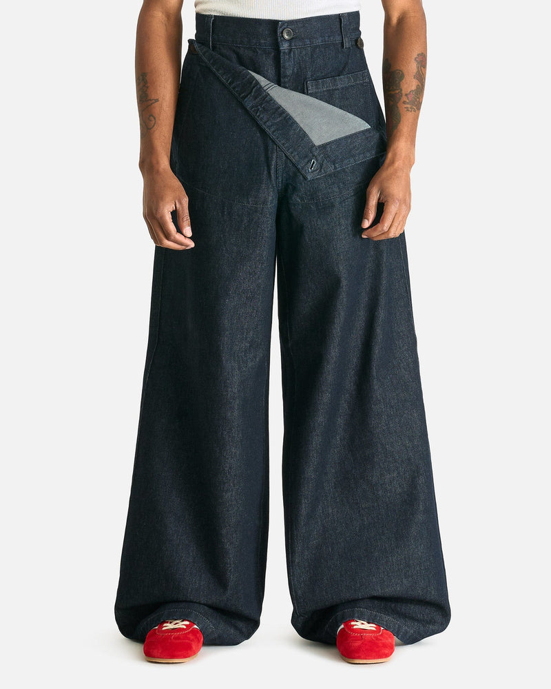 Dries Van Noten Men's Pants Pennines Den Pants in Indigo