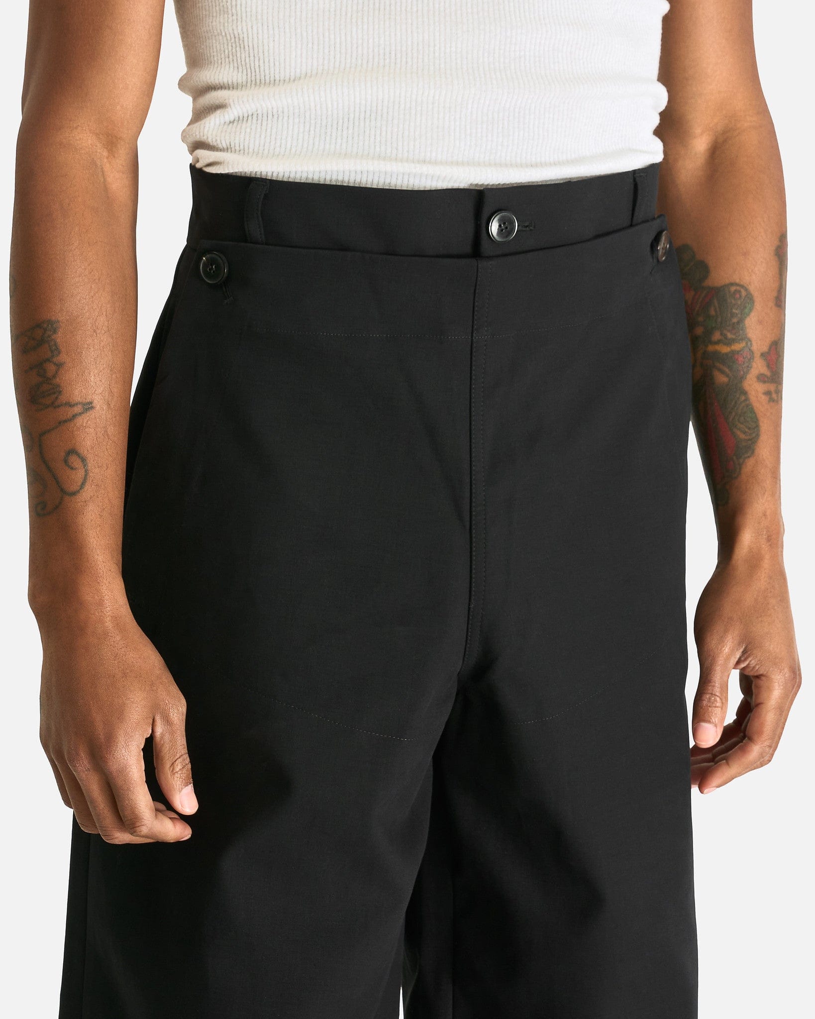 Dries Van Noten Men's Pants Pennines M.W. Pants in Black