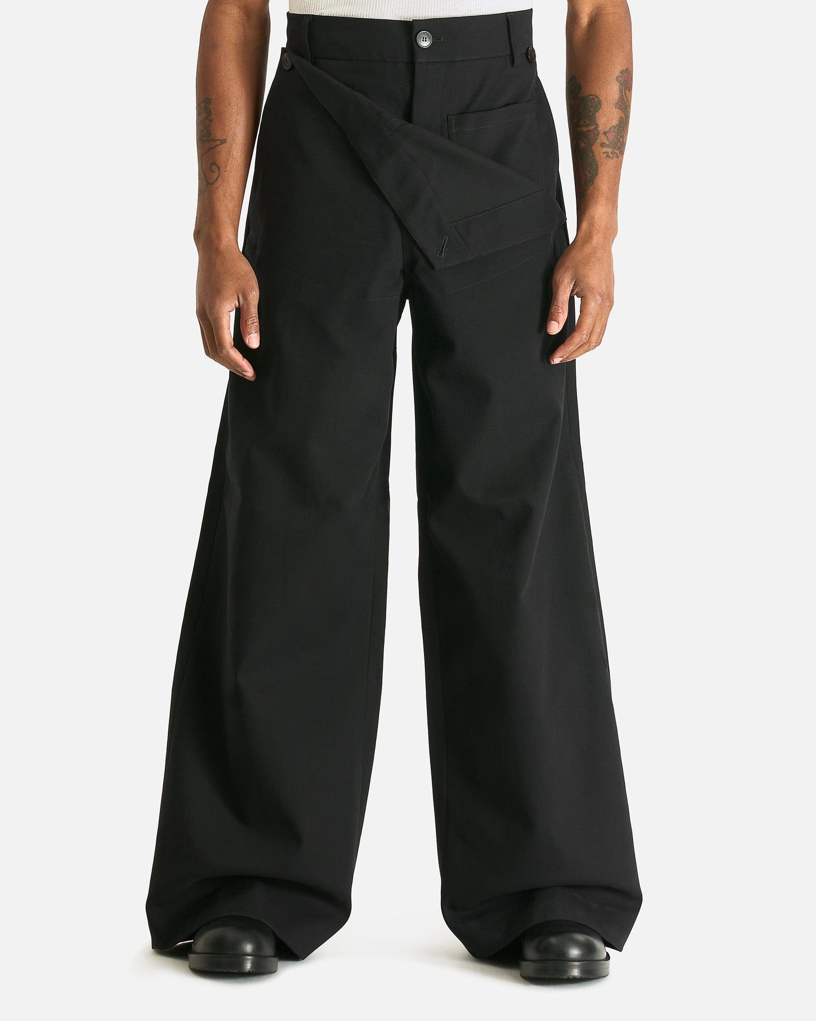 Dries Van Noten Men's Pants Pennines M.W. Pants in Black