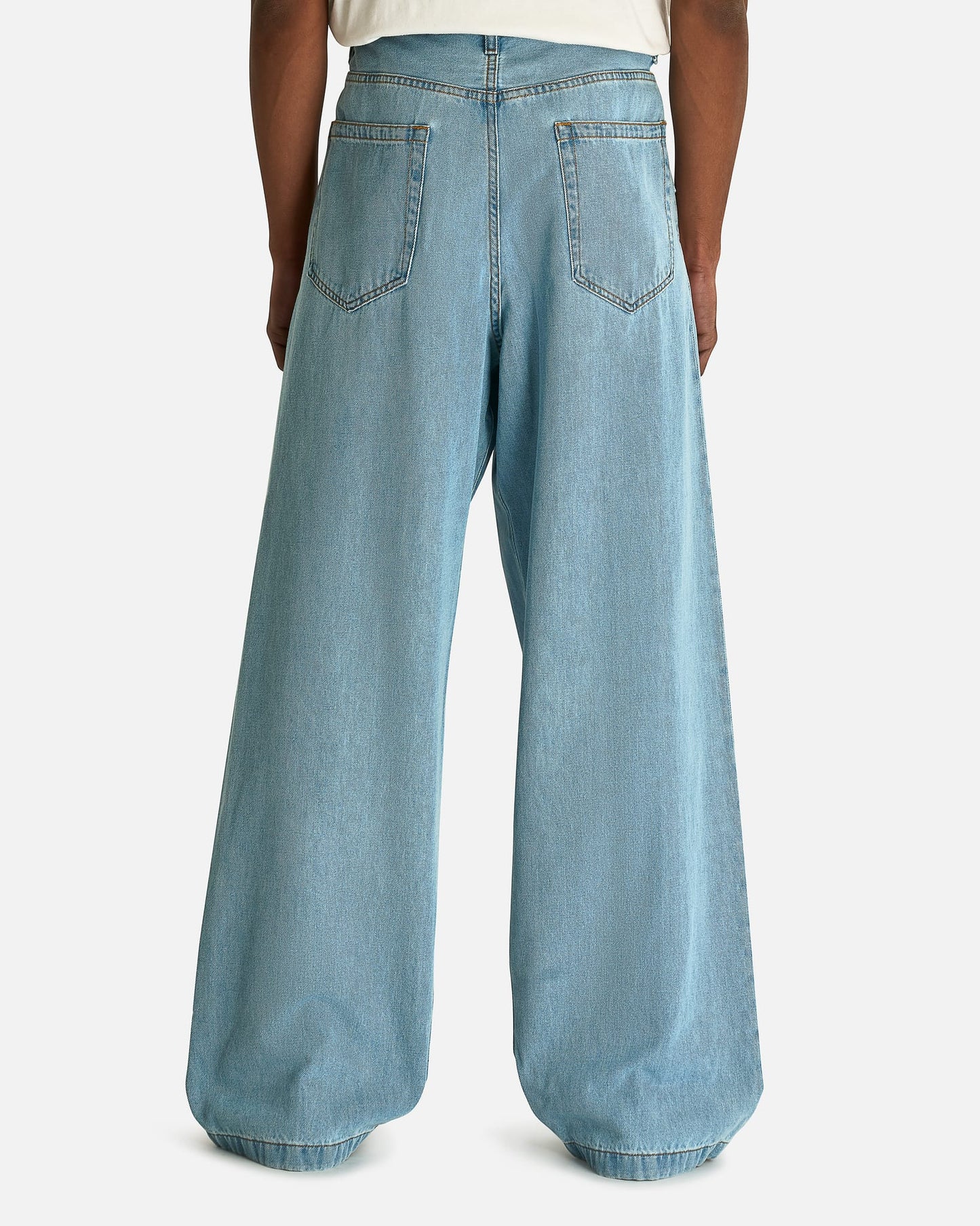 Dries Van Noten Men's Pants Penning Den Pants in Light Blue