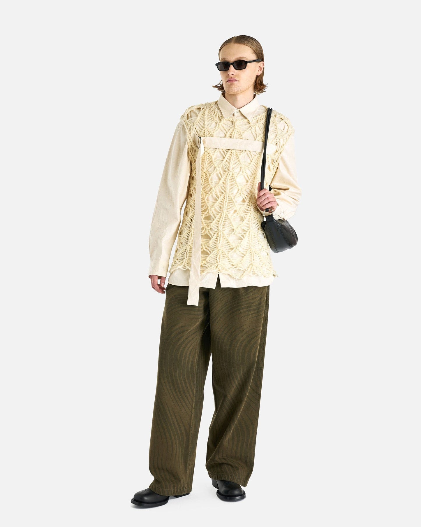 Dries Van Noten Men's Pants Penning Pants in Brown