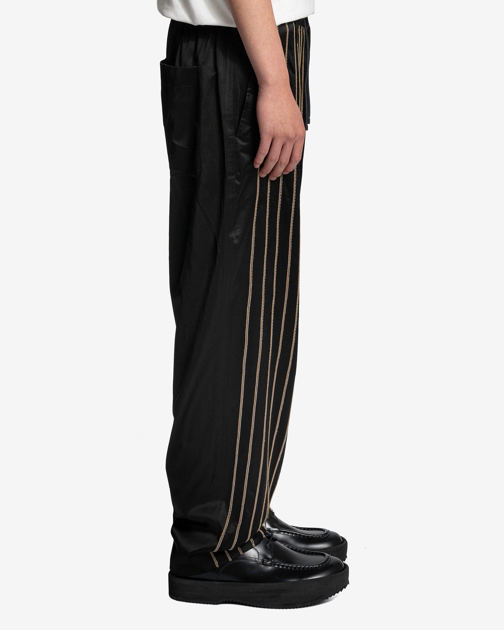 Dries Van Noten Men's Pants Penny EMB Pants in Black