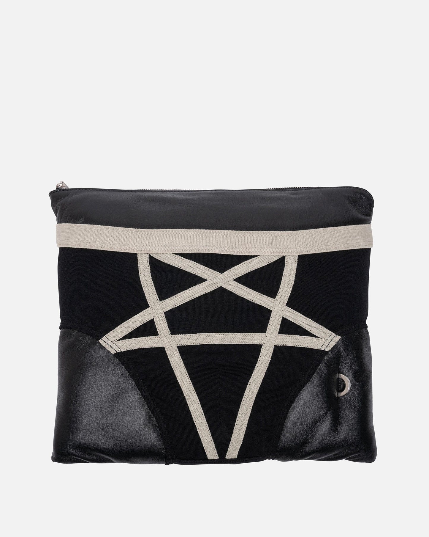 Rick Owens Leather Goods Penta Envelope in Black/Pearl