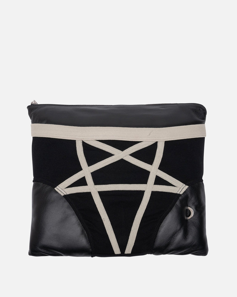 Rick Owens Leather Goods Penta Envelope in Black/Pearl