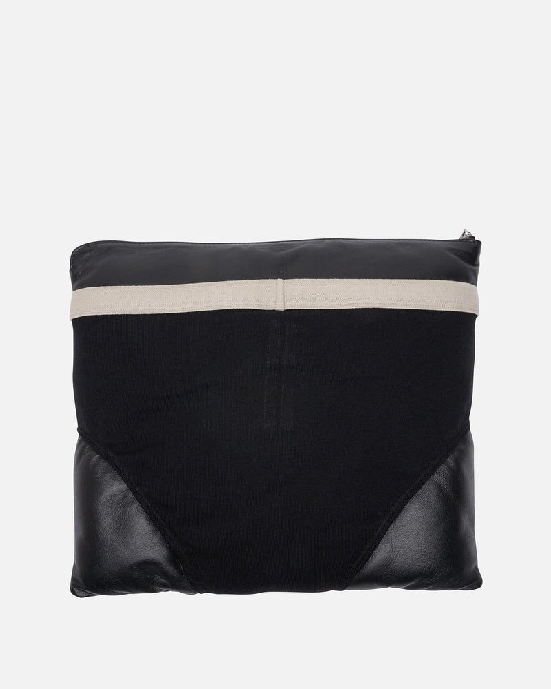 Rick Owens Leather Goods Penta Envelope in Black/Pearl