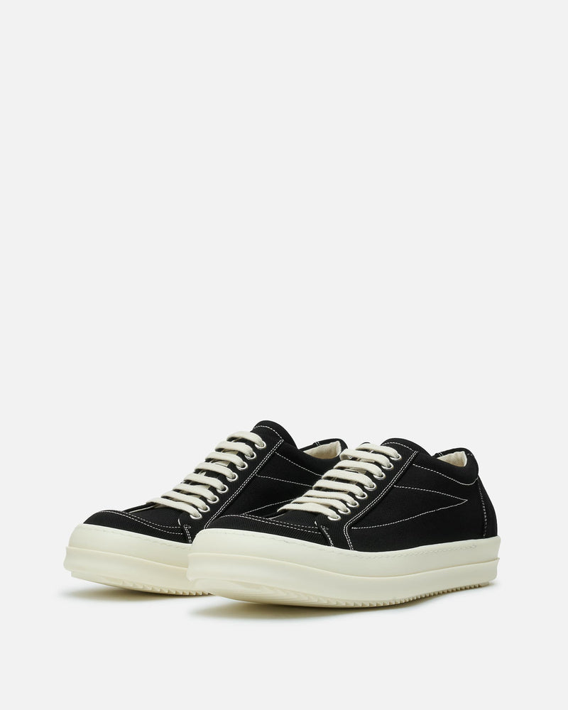 Rick Owens DRKSHDW Men's Sneakers Penta Vintage Sneaks in Black/Milk