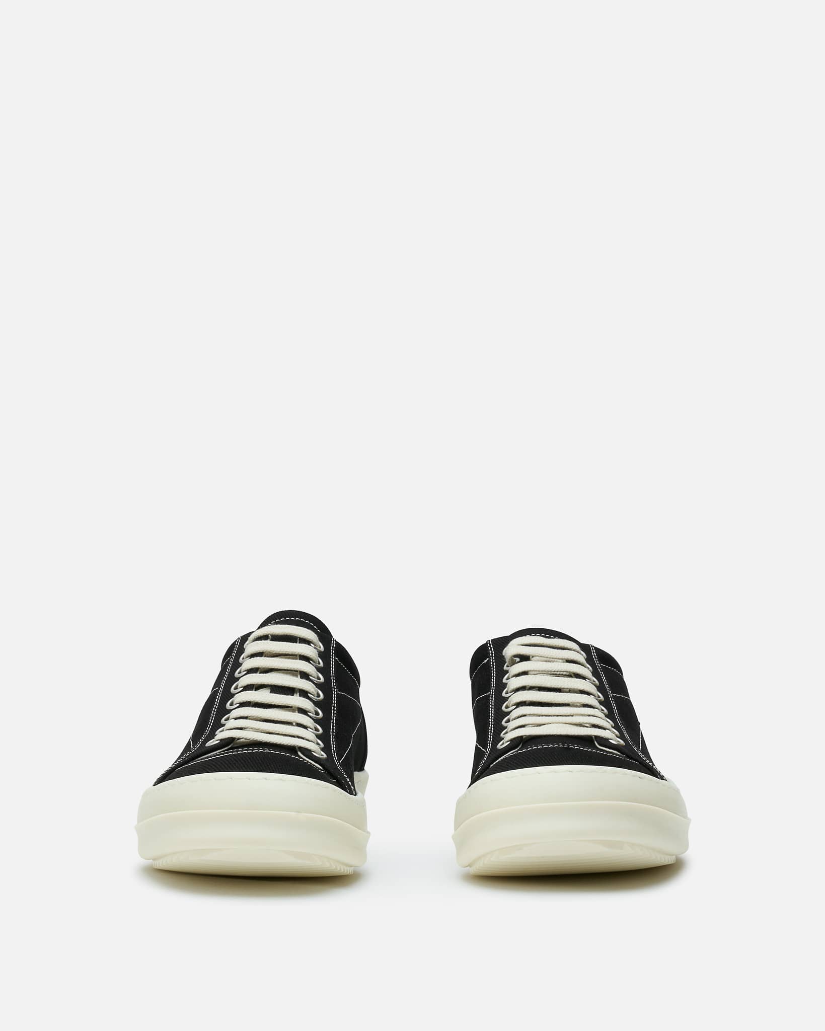 Rick Owens DRKSHDW Men's Sneakers Penta Vintage Sneaks in Black/Milk