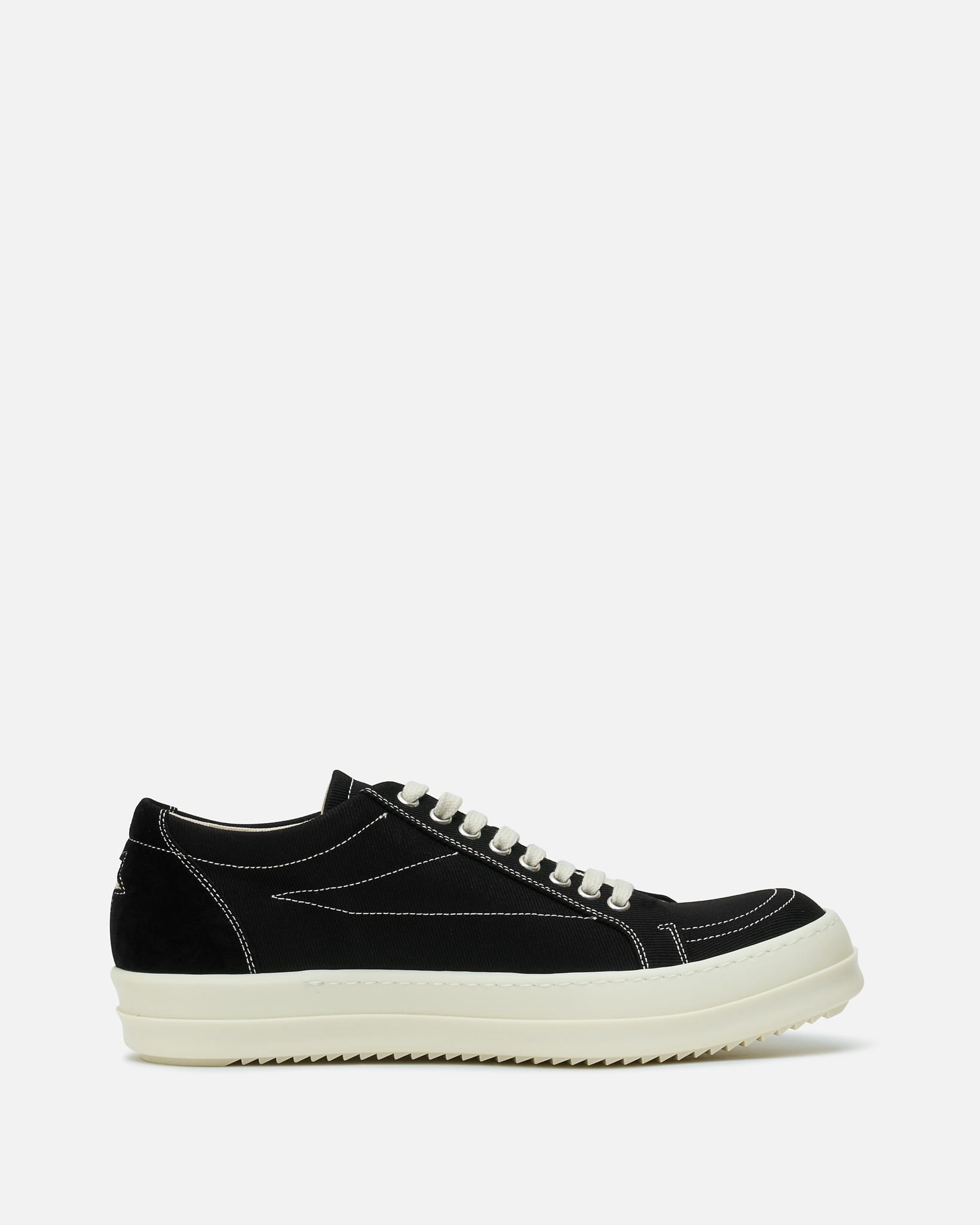 Rick Owens DRKSHDW Men's Sneakers Penta Vintage Sneaks in Black/Milk