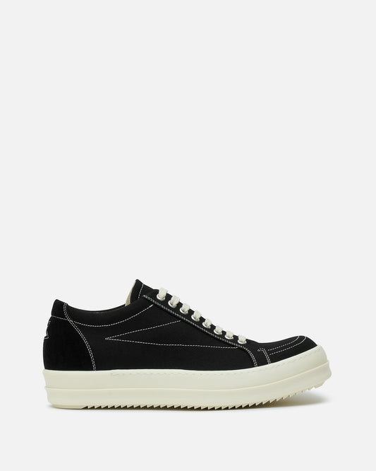 Rick Owens DRKSHDW Men's Sneakers Penta Vintage Sneaks in Black/Milk