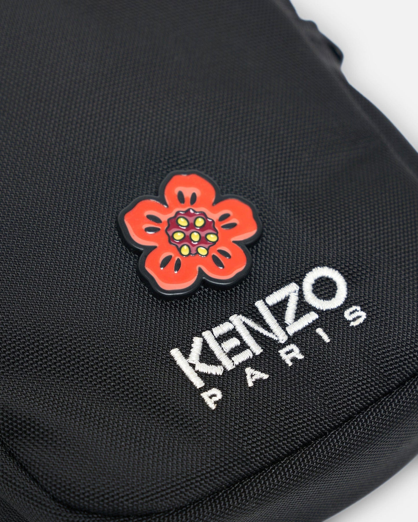 KENZO Leather Goods Phone Holder in Black