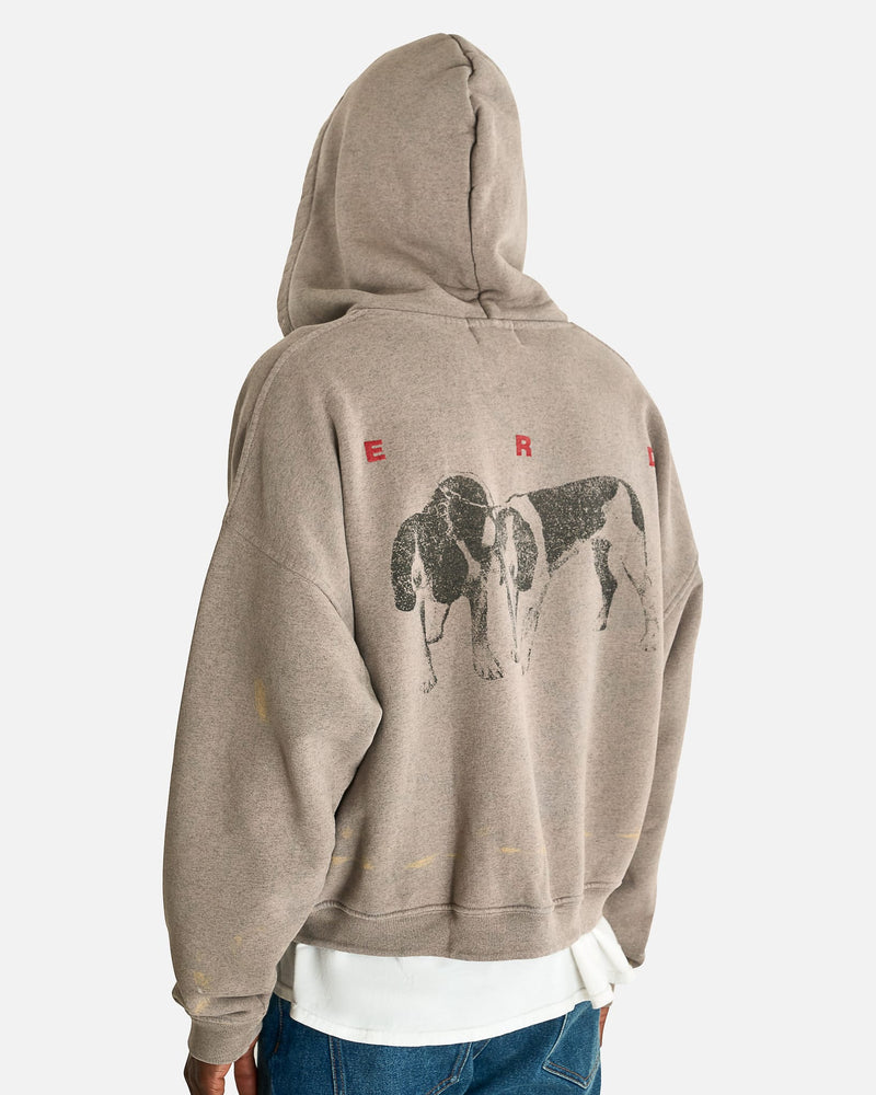 Enfants Riches Deprimes Men's Sweatshirts Photo D'Elisabeth Hoodie in Dirty Heather Grey