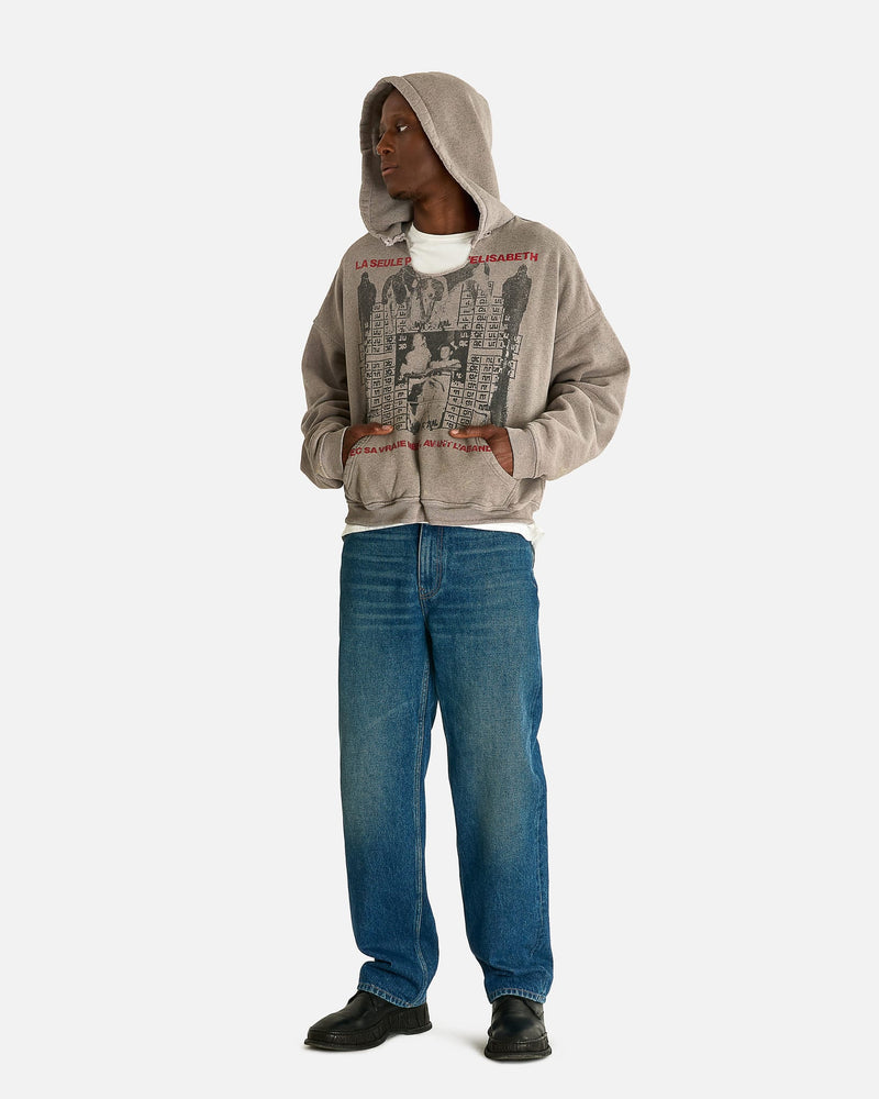 Enfants Riches Deprimes Men's Sweatshirts Photo D'Elisabeth Hoodie in Dirty Heather Grey