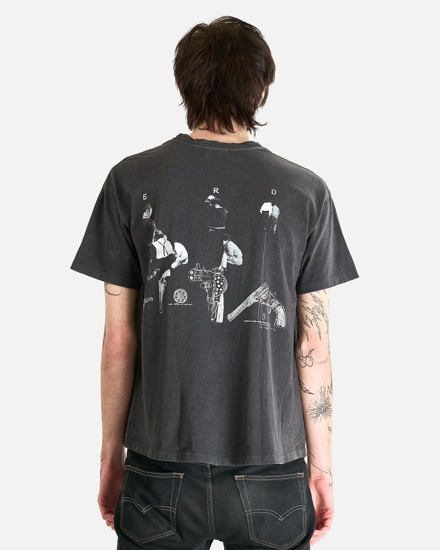 Enfants Riches Deprimes Men's T-Shirts Physchothérapie De L'Adolescent T-Shirt in Sun Faded Black