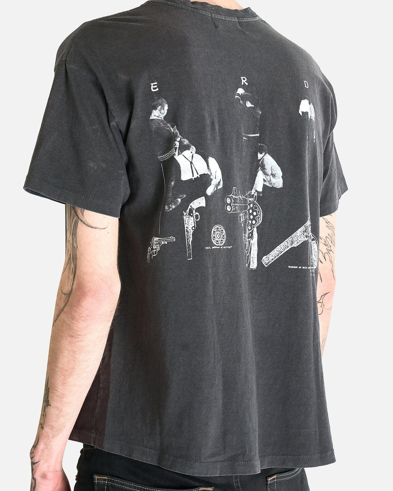 Enfants Riches Deprimes Men's T-Shirts Physchothérapie De L'Adolescent T-Shirt in Sun Faded Black