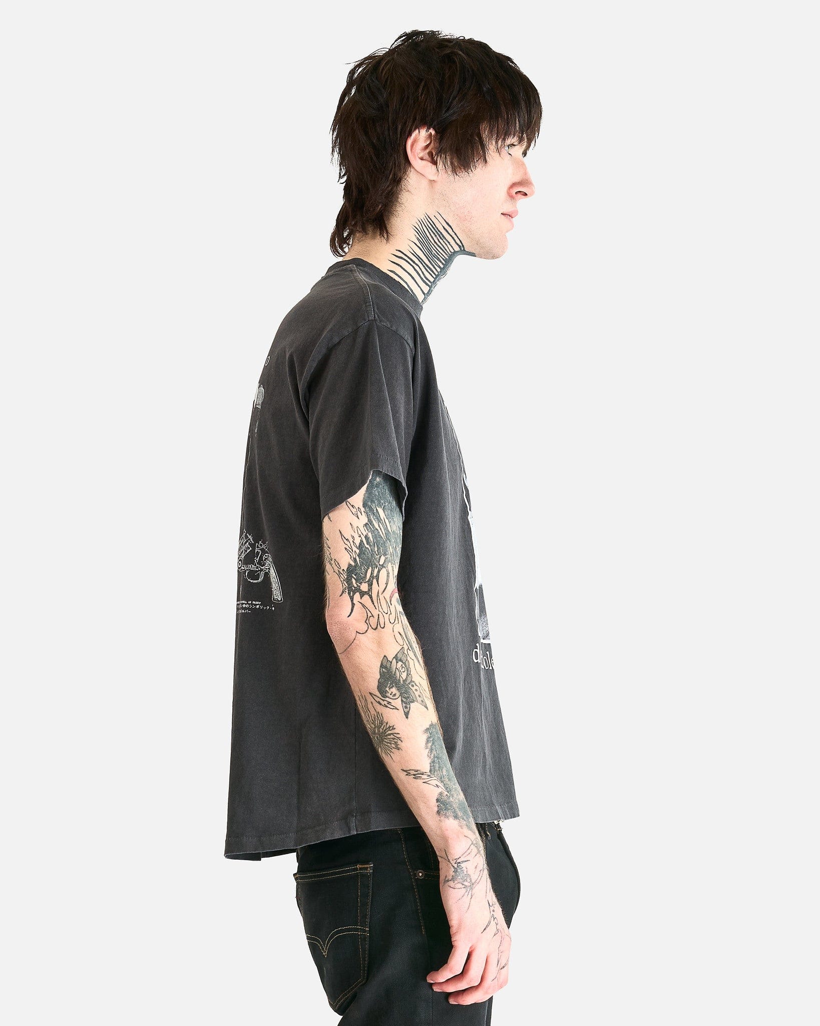 Enfants Riches Deprimes Men's T-Shirts Physchothérapie De L'Adolescent T-Shirt in Sun Faded Black