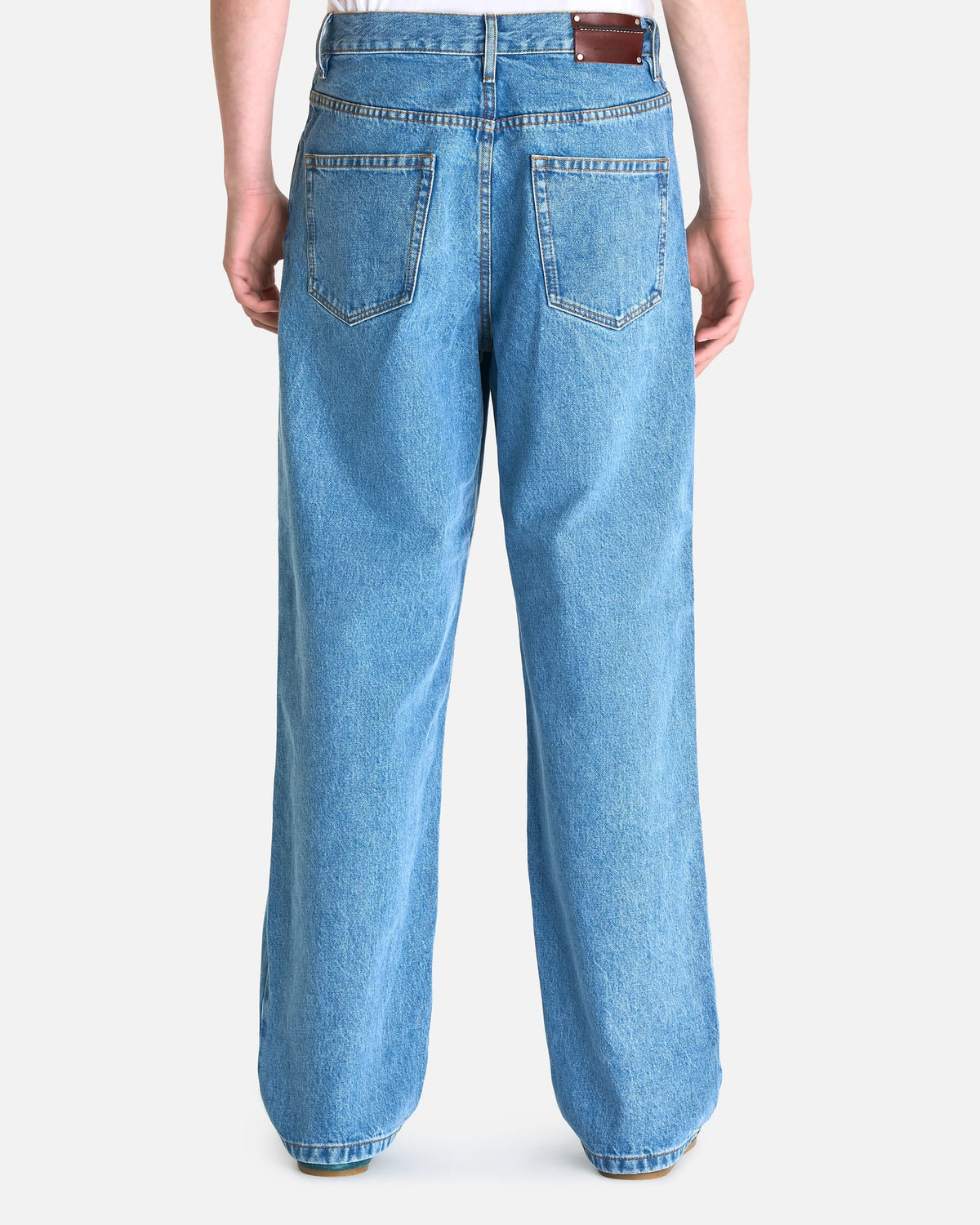 Dries Van Noten Men's Jeans Pine Den Pants in Light Blue