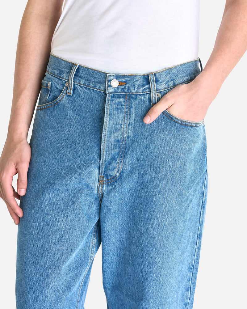 Dries Van Noten Men's Jeans Pine Den Pants in Light Blue