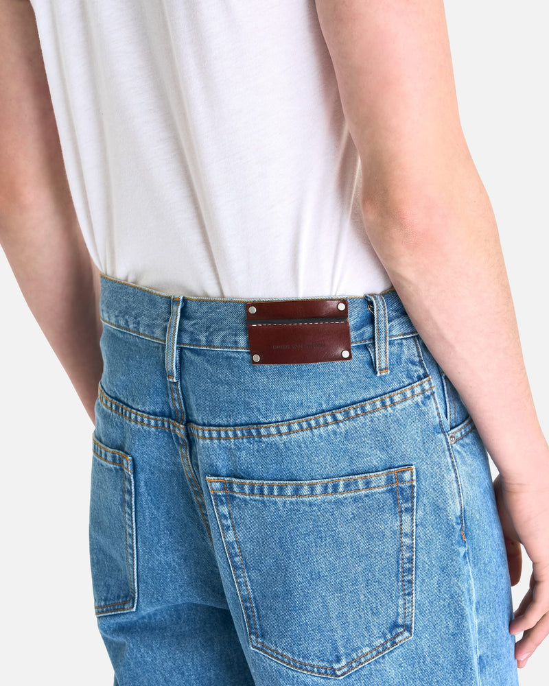 Dries Van Noten Men's Jeans Pine Den Pants in Light Blue