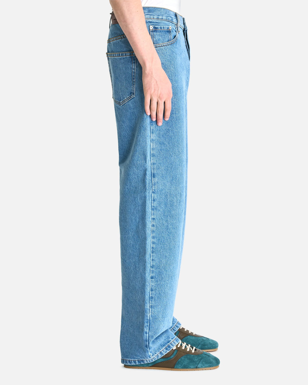 Dries Van Noten Men's Jeans Pine Den Pants in Light Blue