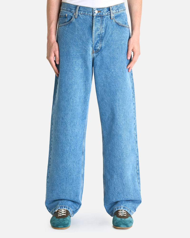 Dries Van Noten Men's Jeans Pine Den Pants in Light Blue