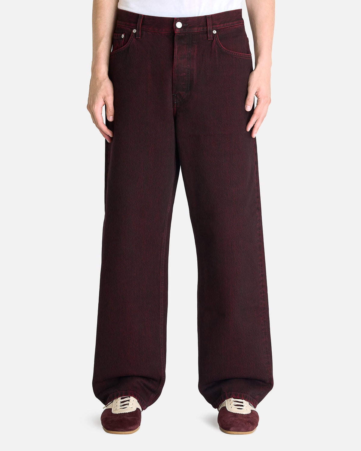 Dries Van Noten Men's Jeans Pine Den Pants in Red