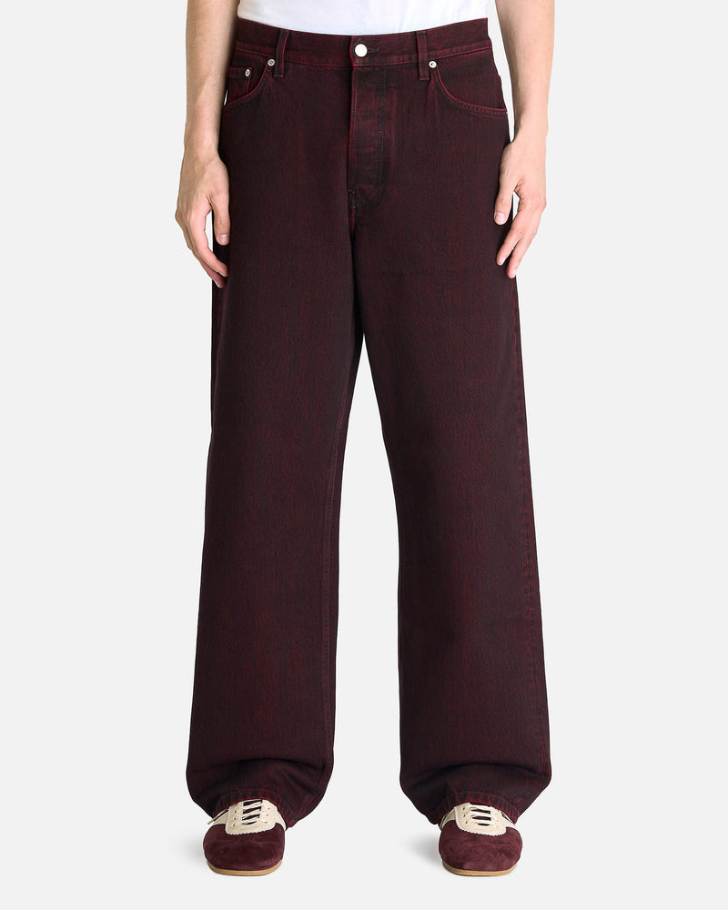 Dries Van Noten Men's Jeans Pine Den Pants in Red