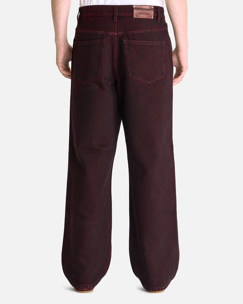 Dries Van Noten Men's Jeans Pine Den Pants in Red