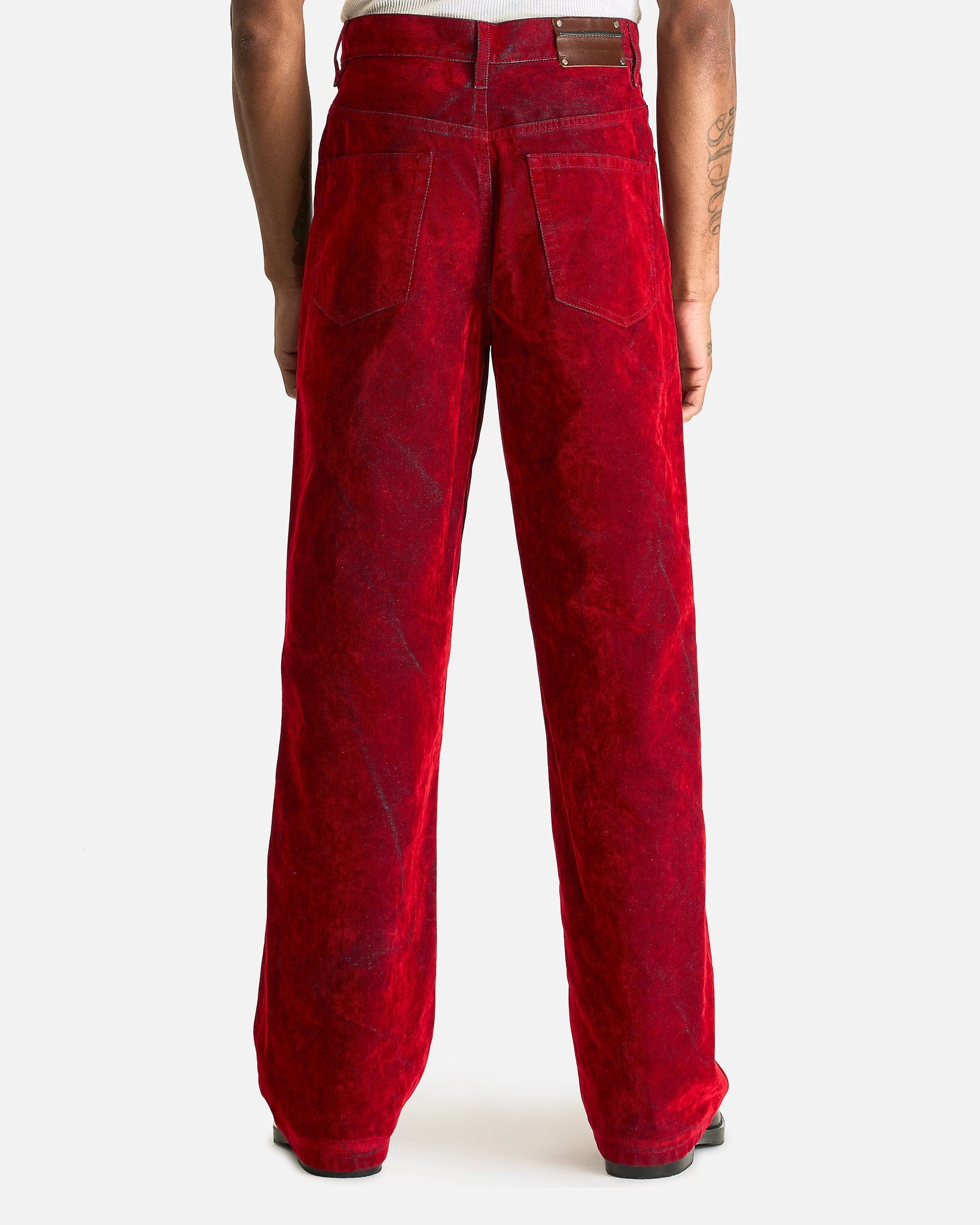 Dries Van Noten Men's Pants Pine Den Pants in Red
