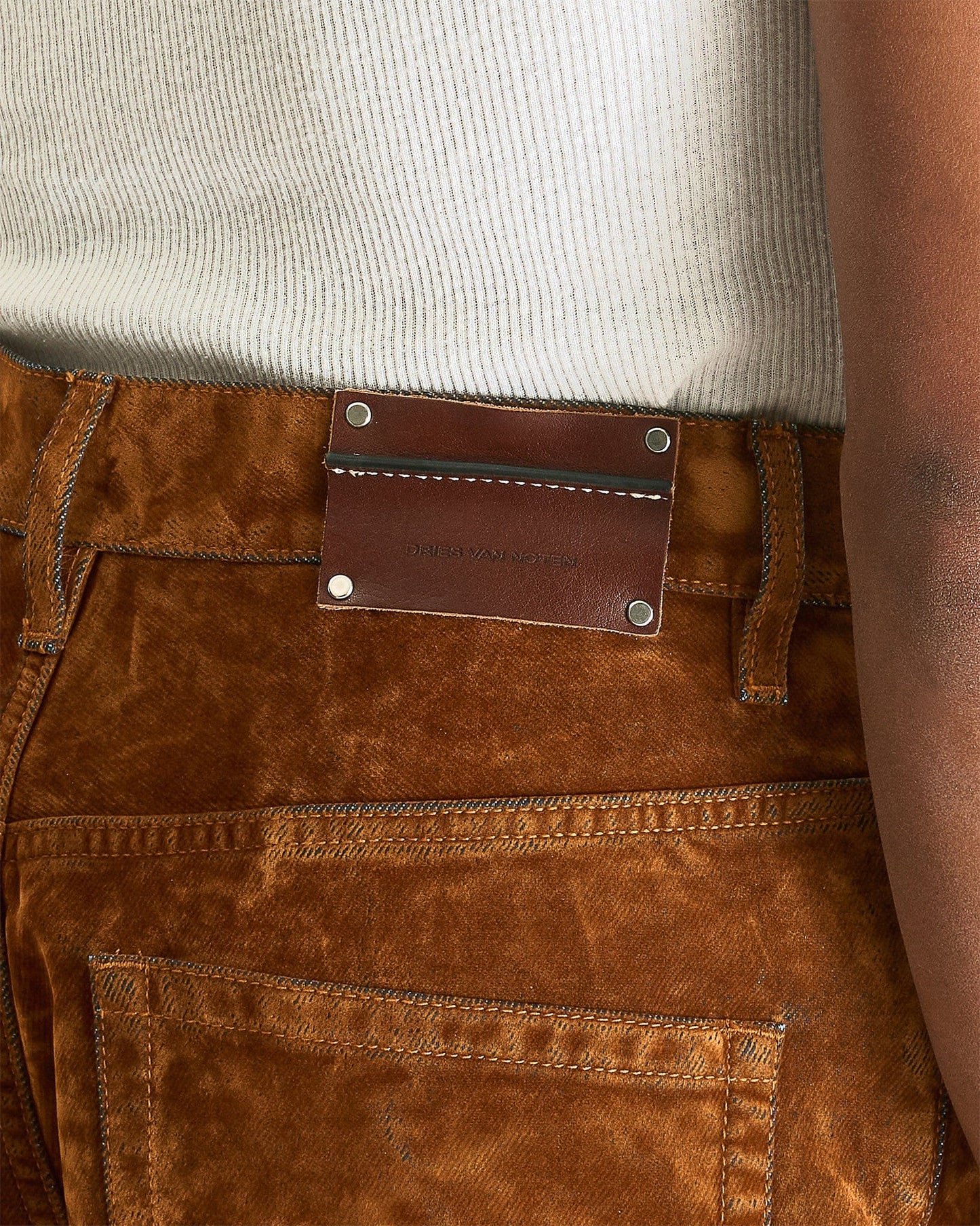 Dries Van Noten Men's Pants Pine Den Pants in Umber