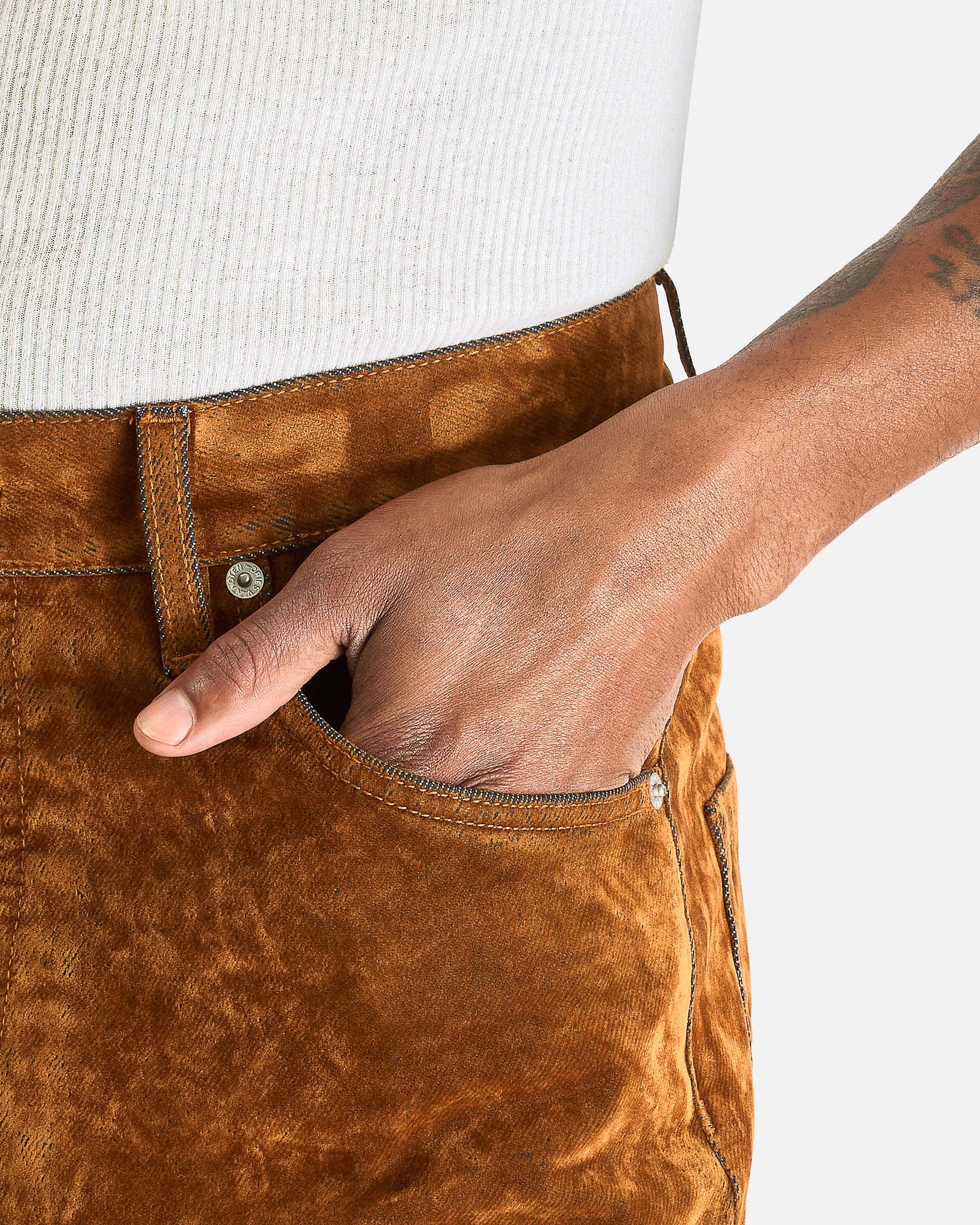 Dries Van Noten Men's Pants Pine Den Pants in Umber