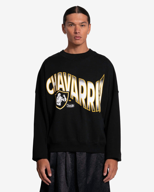 Willy Chavarria Men's Jackets Pittsburg Bomber Crew in Solid Black