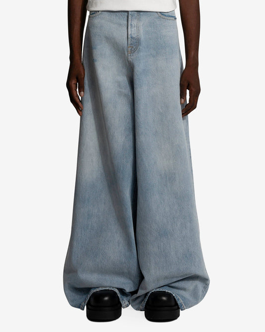 VETEMENTS Men's Jeans Plain Baggy Jeans in Light Blue