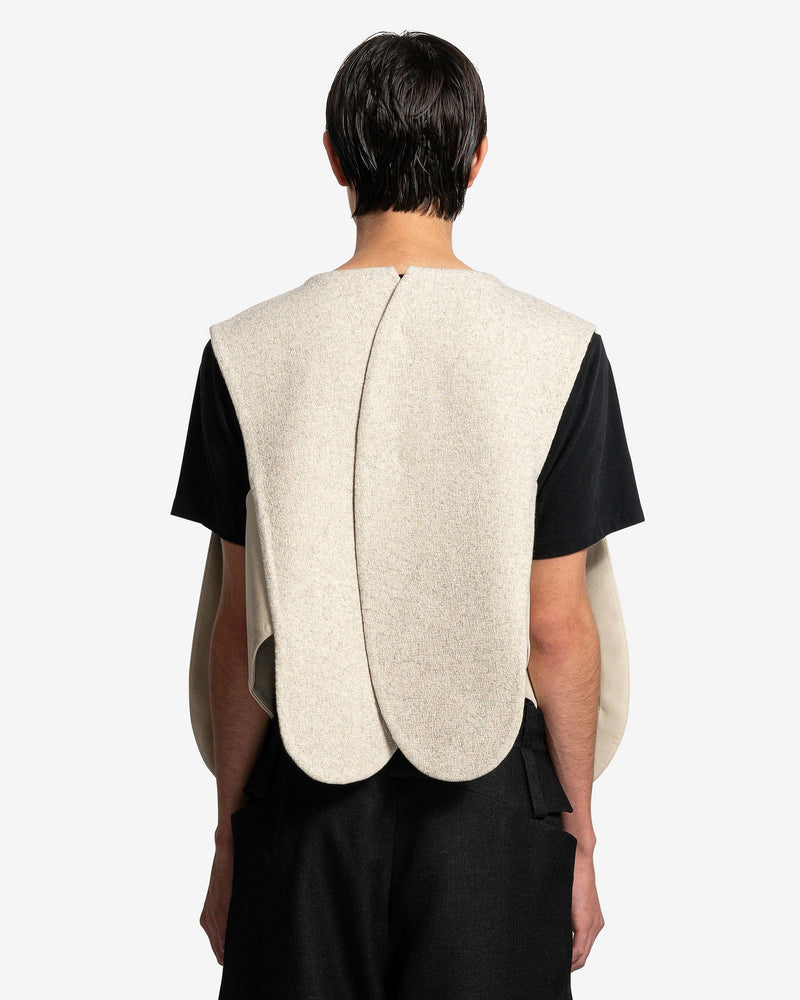 pet-tree-kor Men's Jackets Plank Root Vest in Cream