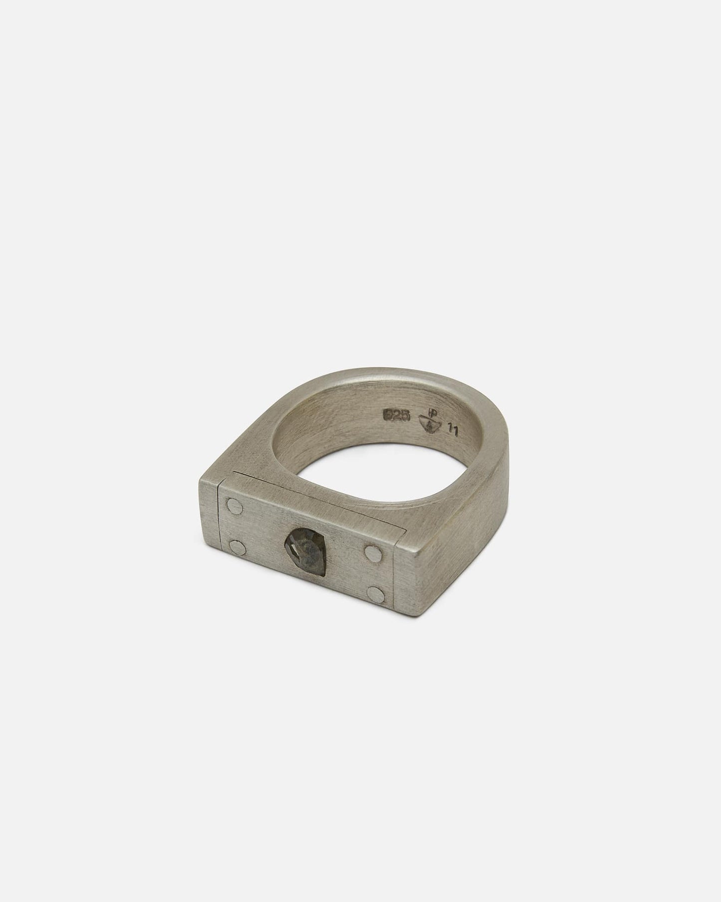 Parts of Four Jewelry 11 Plate Ring Single in 0.4 CT / Diamond Slab / VAR / 9mm / MA, DIA