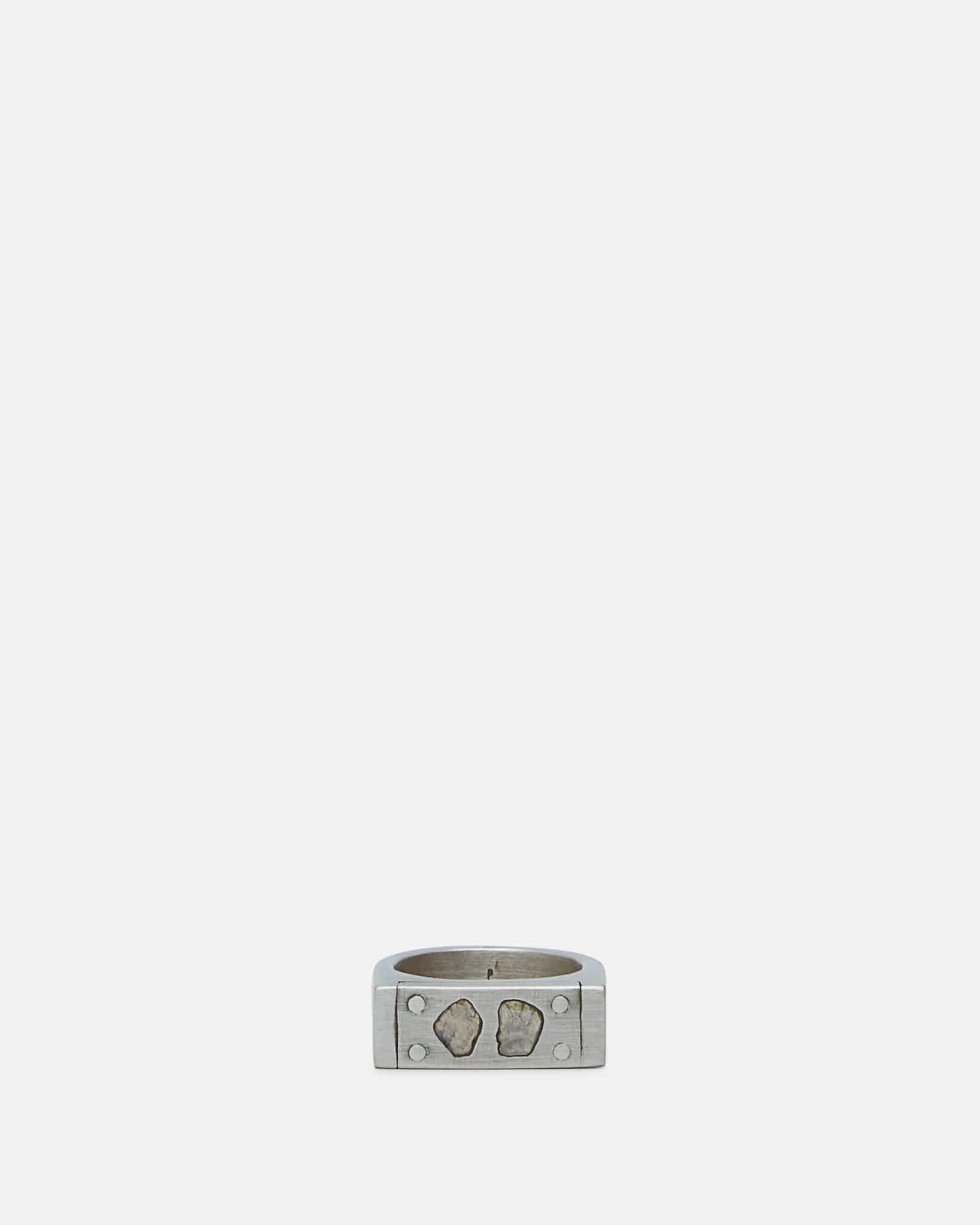Parts of Four Jewelry 10 Plate Ring Single in 0.6 CT / 2 Diamond Slabs / 9mm / MA, DIA