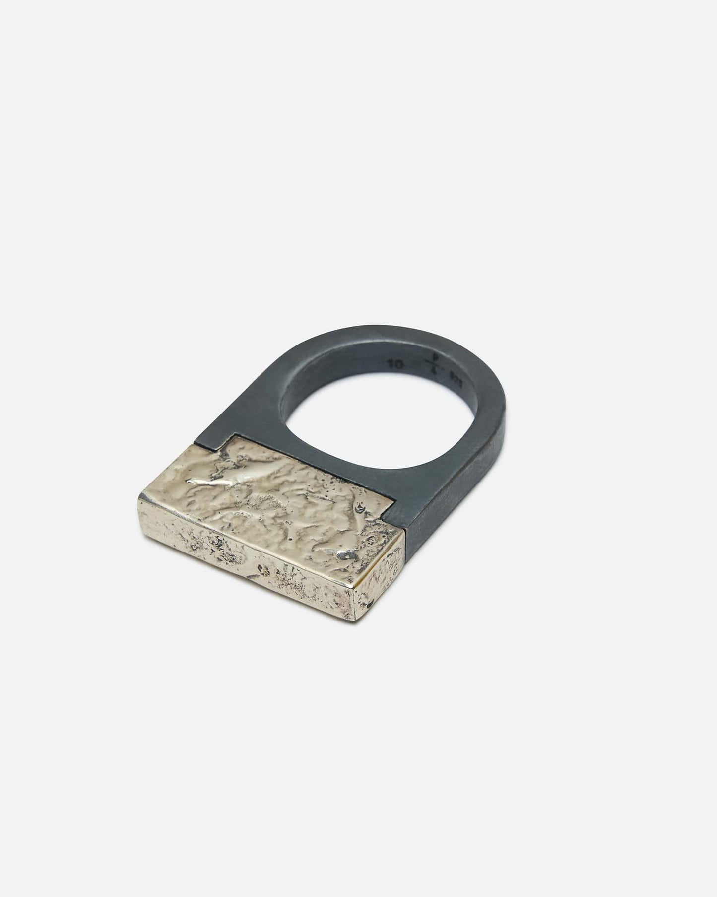 Parts of Four Jewelry 10 Plate Ring Single in Fuse / Cuboid / 4mm / KA10KW