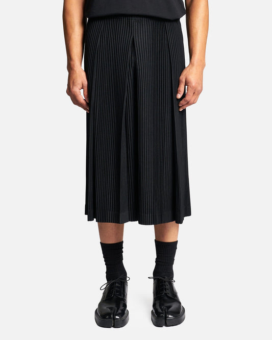 Homme Plissé Issey Miyake Men's Pants Pleats Bottoms 1 Pants in Black