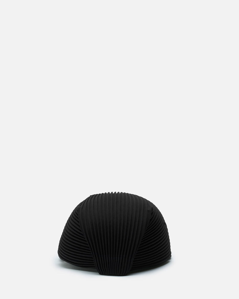 Homme Plissé Issey Miyake Men's Hats OS Pleats Cap in Black