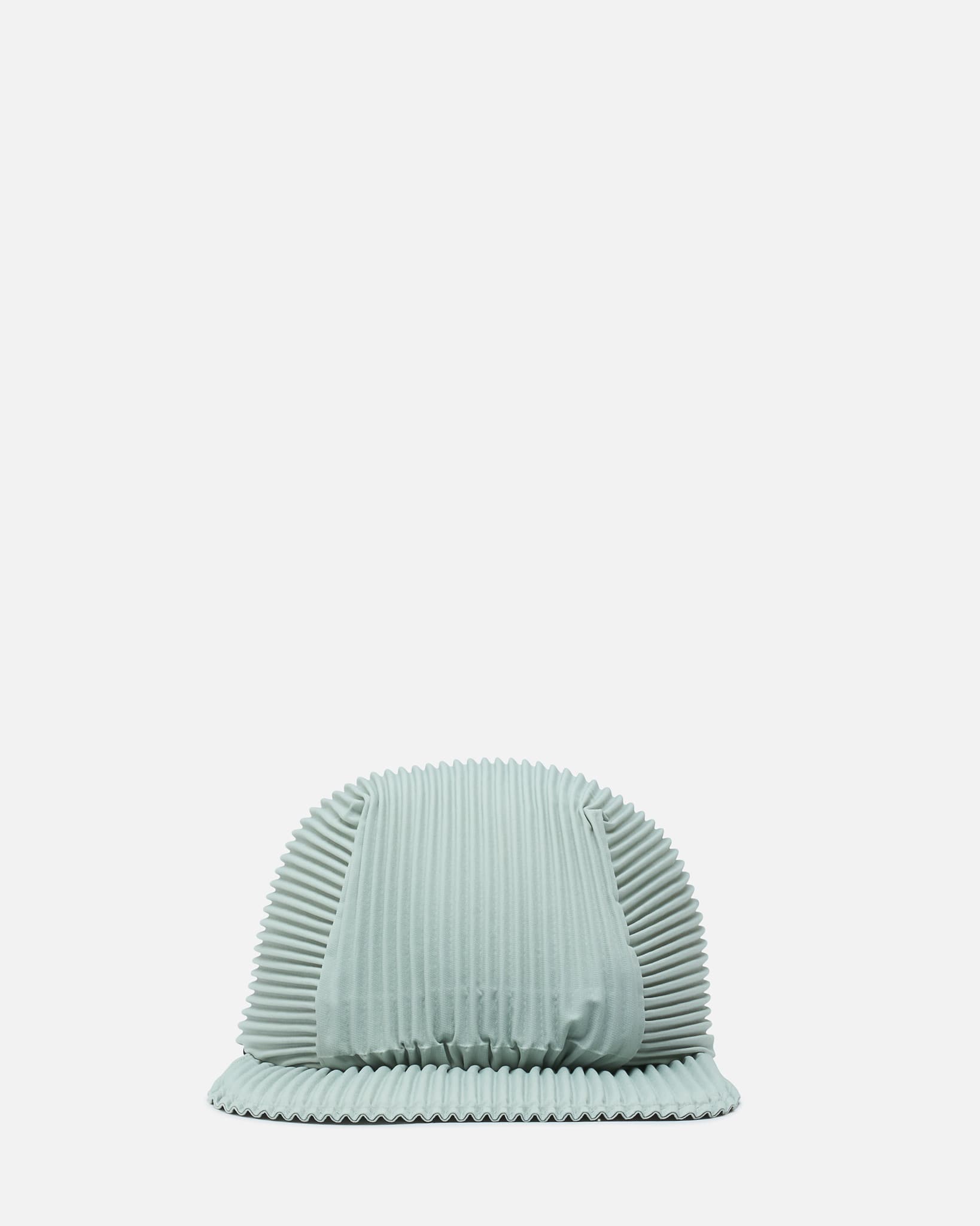 Homme Plissé Issey Miyake Men's Hats OS Pleats Cap in Sericite Blue