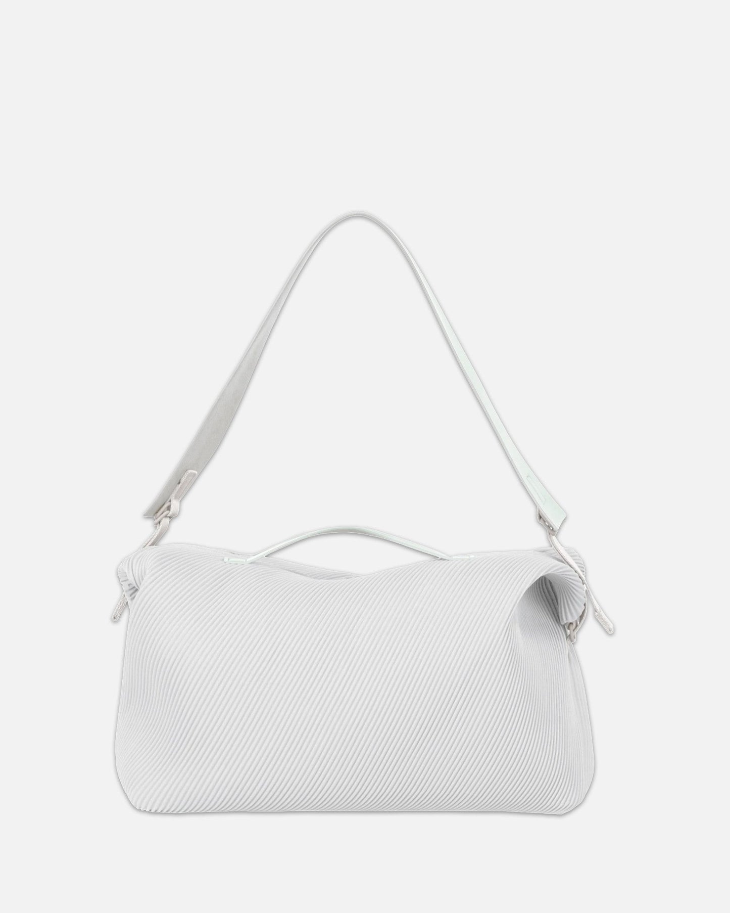 Homme Plissé Issey Miyake Men's Bags OS Pleats Travel Bag in Manarola Blue Gray