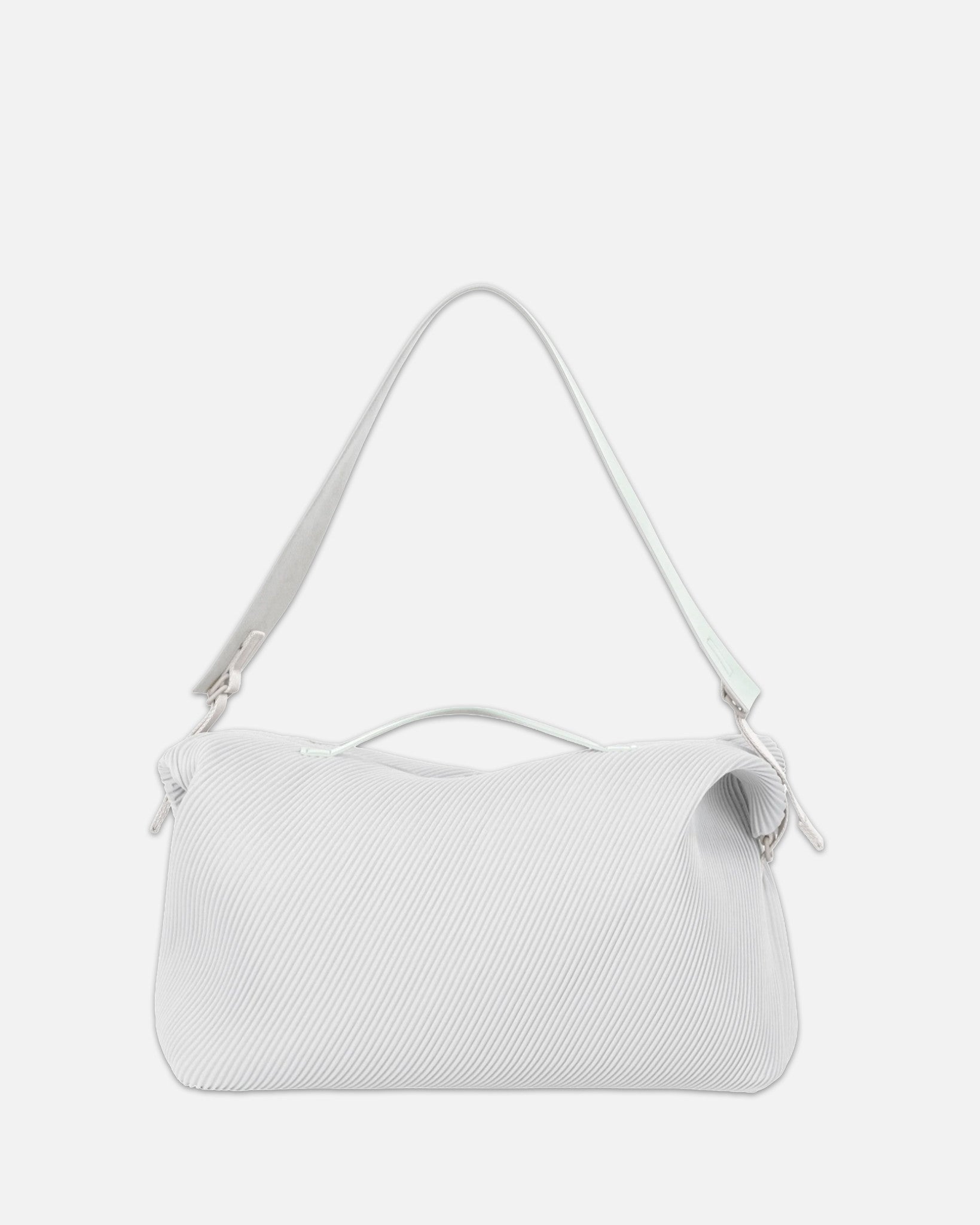 Homme Plissé Issey Miyake Men's Bags OS Pleats Travel Bag in Manarola Blue Gray