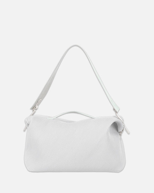 Homme Plissé Issey Miyake Men's Bags OS Pleats Travel Bag in Manarola Blue Gray