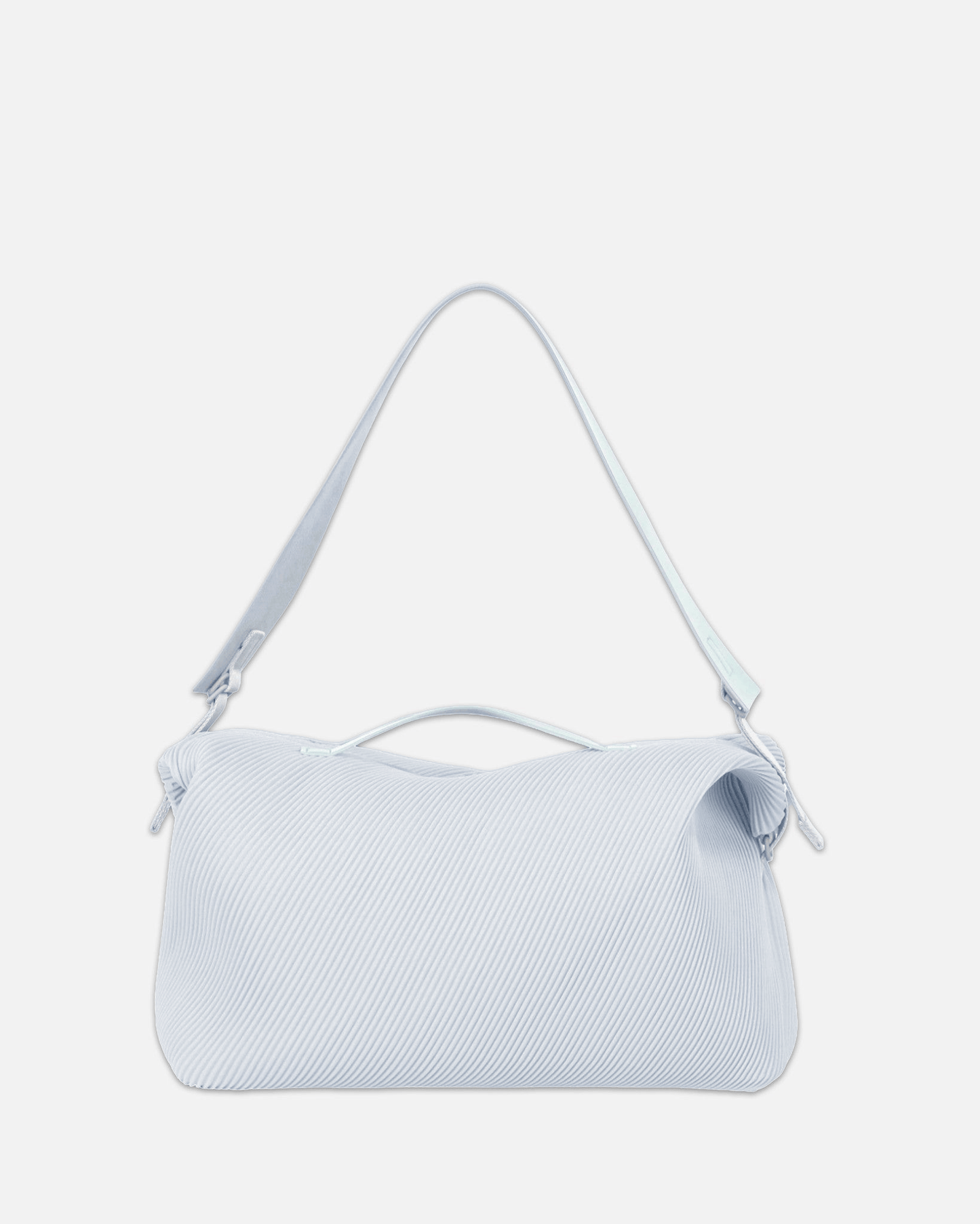 Homme Plissé Issey Miyake Men's Bags OS Pleats Travel Bag in Manarola Blue Gray