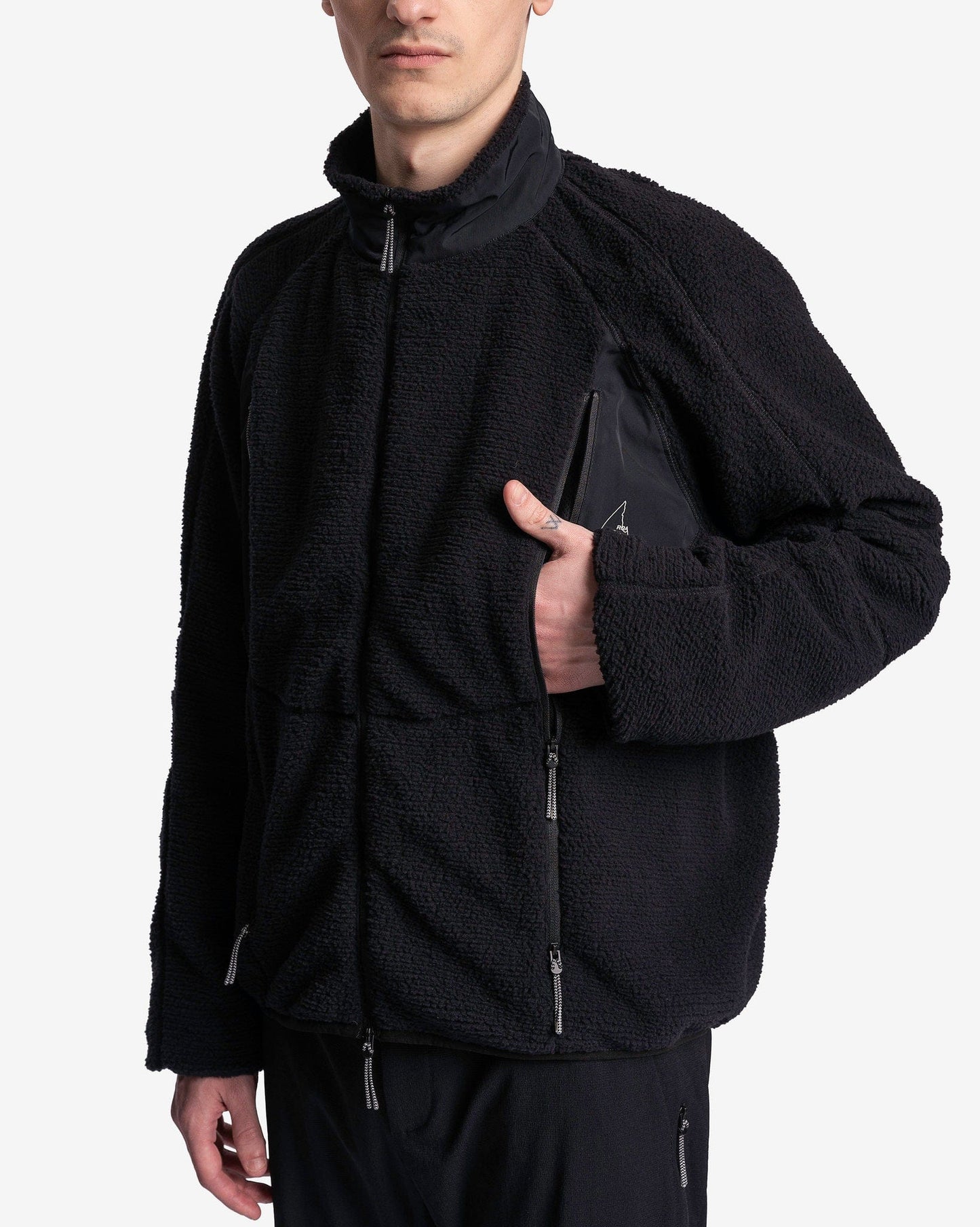 Roa Men's Jackets Polar Fleece in Black