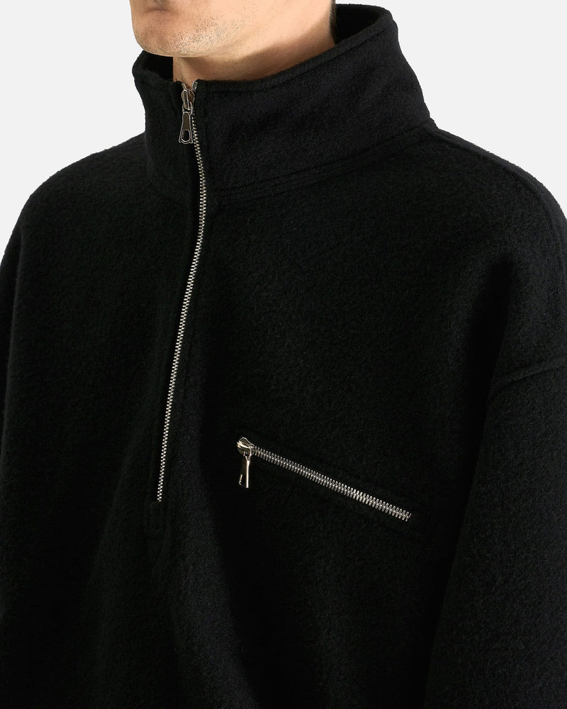 Rier Men Sweaters Polar Fleece in Black