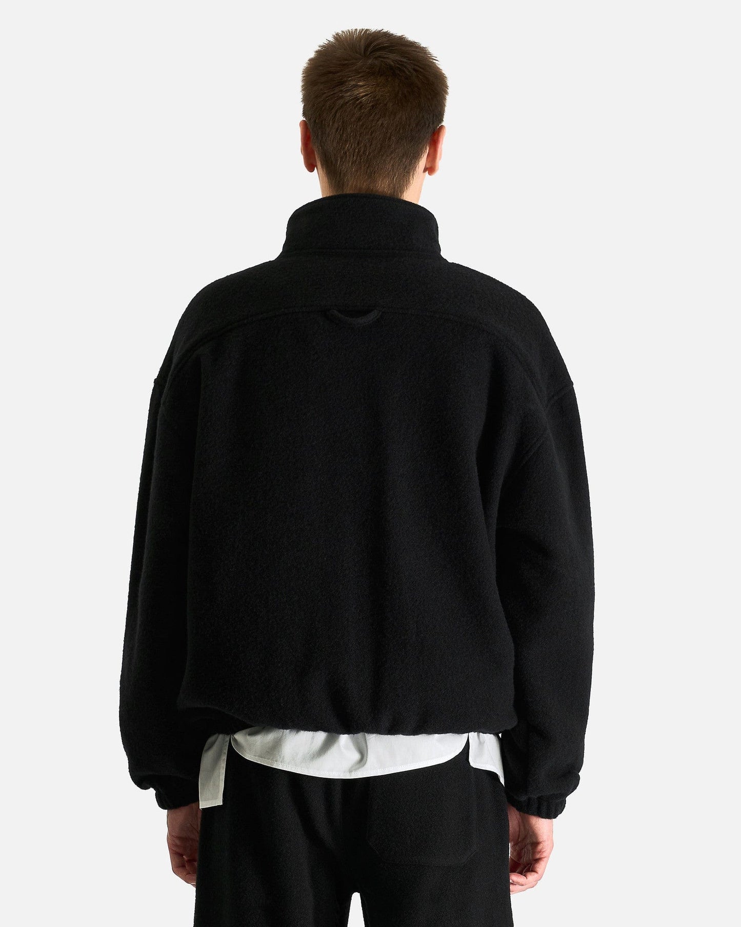 Rier Men Sweaters Polar Fleece in Black